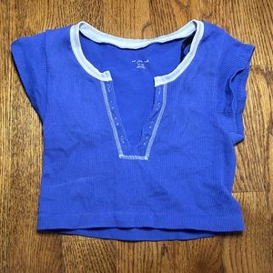 Urban outfitters go for gold royal blue top